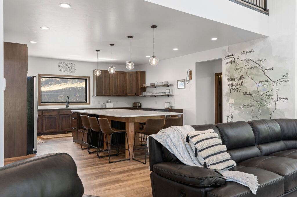 black hills vacation home kitchen